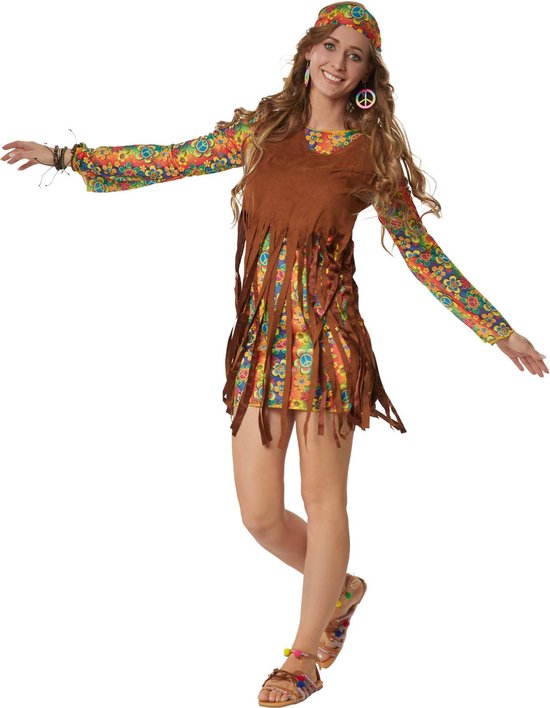 dressforfun - Rebel Hippie Squaw L - déguisement costume halloween déguisement soirée carnaval déguisement soirée carnaval déguisement soirée - 302625