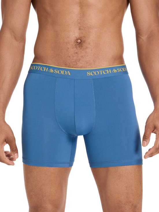 Scotch & Soda Active Stretch Boxer Shorts - Hommes - Lot de 3 - Performance Fit - Multi Size S