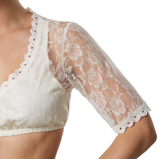 Dressforfun Dirndl blouse Lotti L - déguisement costume halloween déguisement carnaval déguisement carnaval déguisement carnaval - 303082