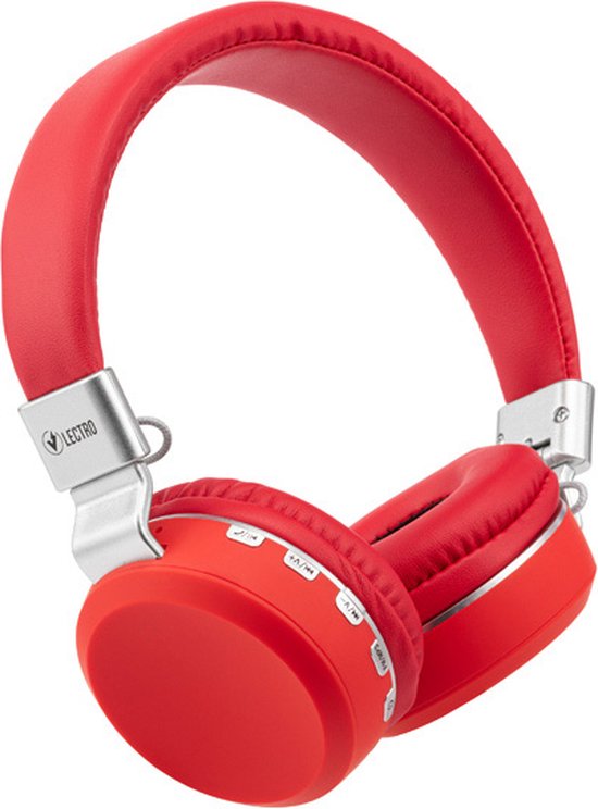Vlectro - Casque d'écoute sans fil Bluetooth : 1 + 1 GRATUIT - Casque d'écoute rouge : 1 + 1 GRATUIT