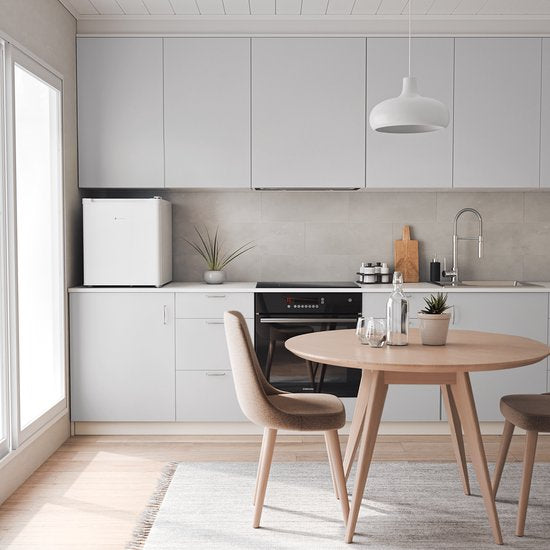 KitchenBrothers Mini Fridge - 40L - Petit réfrigérateur - Freestanding - Frigo - Compact - White