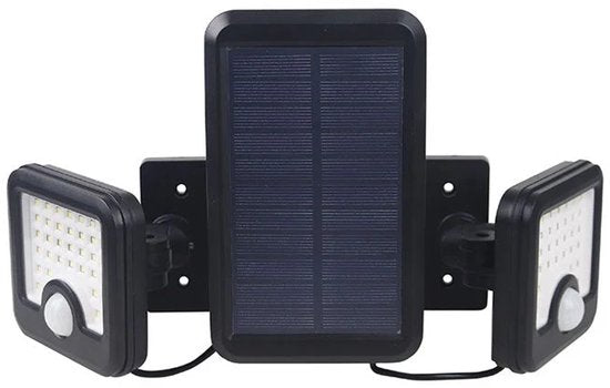 Lampe d'angle solaire - Lumière extérieure automatique - Sans câble - Eclairage d'ambiance pour jardin et clôture