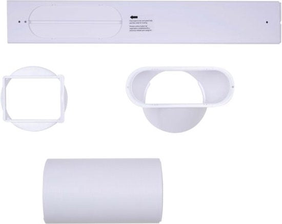 Lifetime Air Mobile Air Conditioner - Climatiseur, déshumidificateur et ventilateur - Refroidisseur d'air avec tuyau de vidange - Refroidisseur d'air 65dB - Climatiseur jusqu'à 16m2 - Télécommande et minuterie - 8000BTU