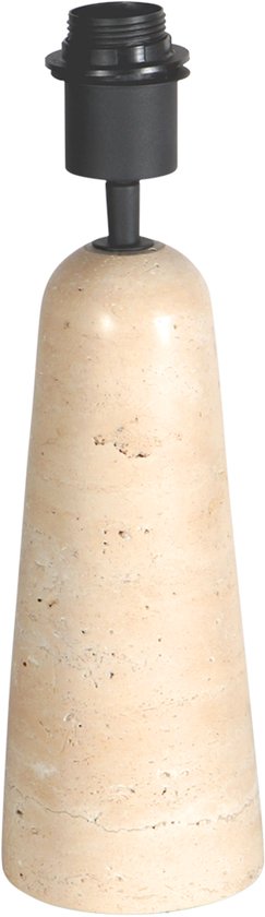 Anne Lighting - lampe à poser - Travino - crème - pierre - Ø 10cm - E27 - 4401CR