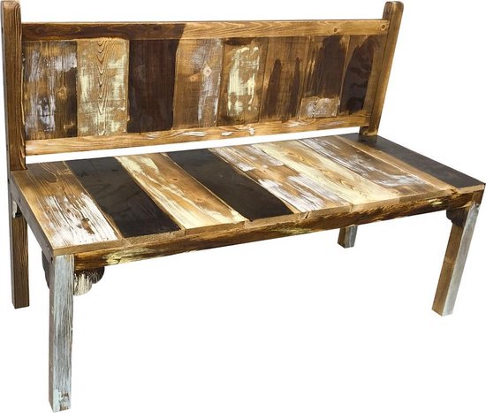 banc d'enfant jardin Scrapie recyclé scrapwood scrapwood design style 100 cm de large
