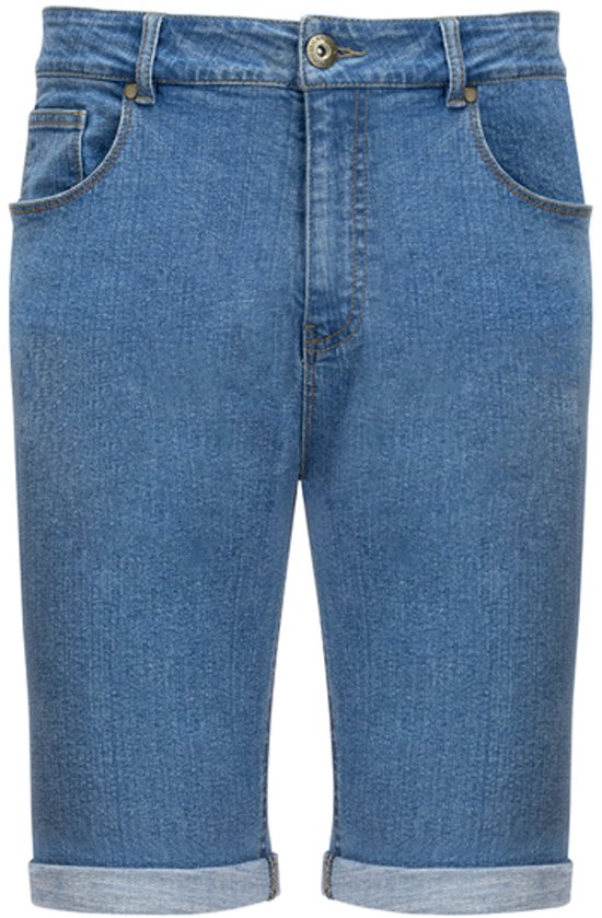 Milanoro - Short en jean élégant pour homme - Bleu clair - M