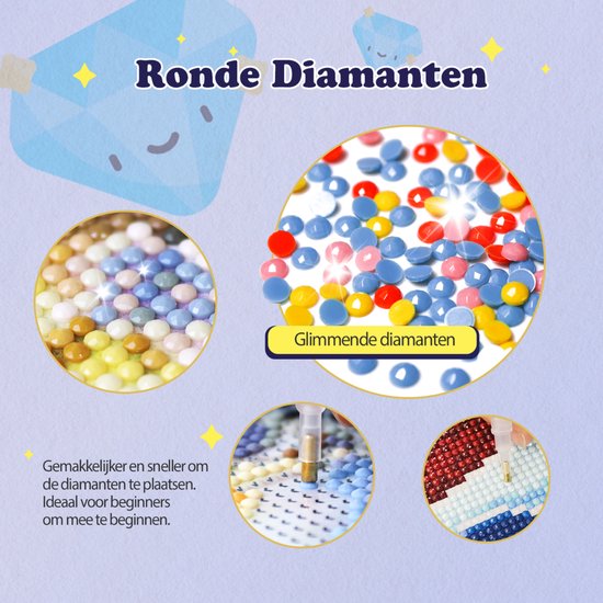 Rubye® Peinture au diamant - Peinture au diamant adultes - Peinture au diamant enfants - Package peinture au diamant complet - Terrasse café - 30x40cm