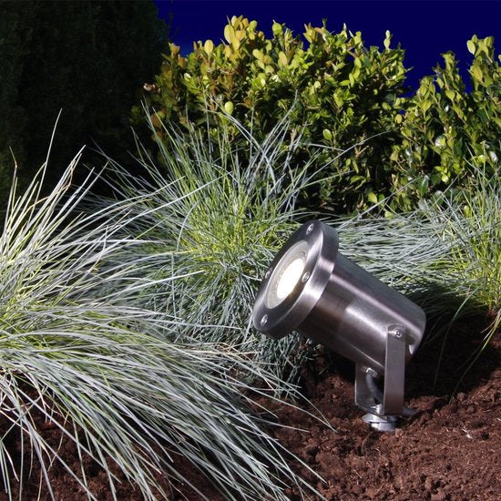 Lampes de jardin : Projecteur de jardin Protego - gris argenté