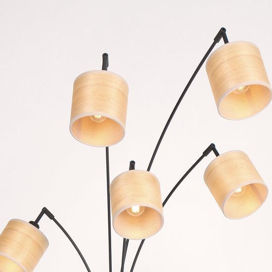 Steinhauer Lampadaire Bambus 5-Light Bamboo Natural
