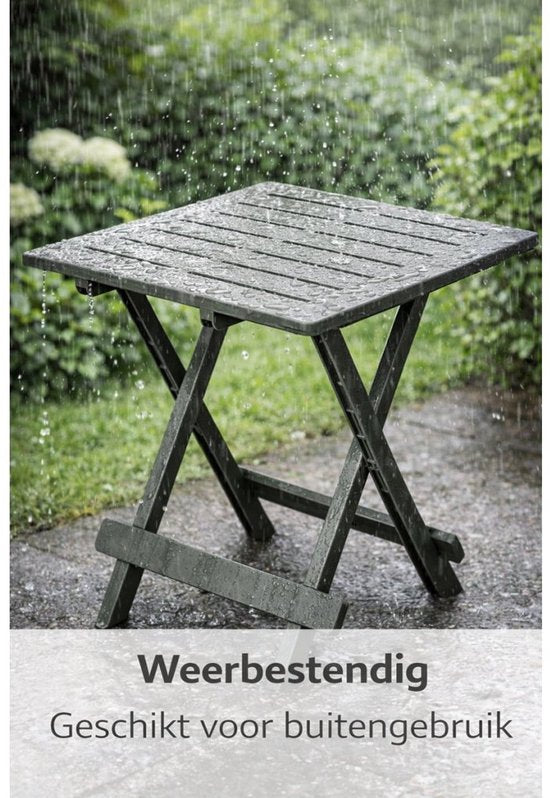 Pro GardenTable de camping 50x43x43 Vert sauge/plastique