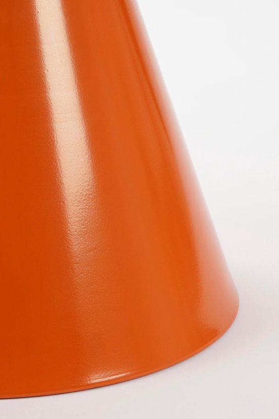 Mica Decorations Table d'appoint Celise - H44 x Ø59 cm - Métal - Orange