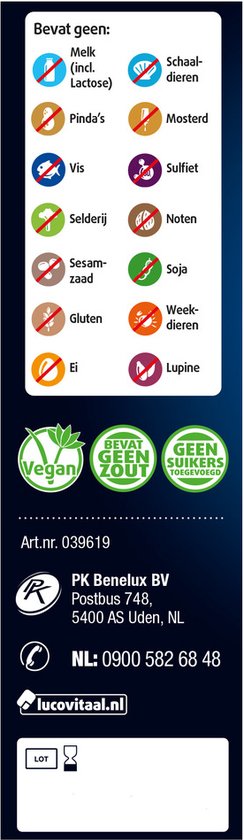 Lucovitaal Hemp Cannabidiol CBD 2.8% Supplément nutritionnel - 10 millilitres