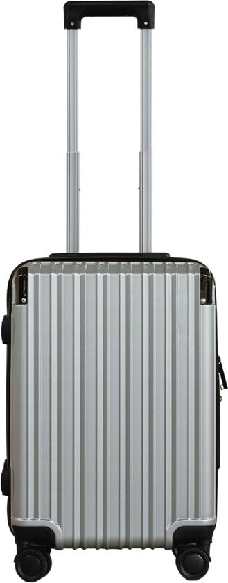 Valise cabine - Pathsail – 40L – Léger 2,98 kg – Roues 360° – Double serrure TSA – Compartiment PC – Zips YKK – 38 x 24 x 57 cm – Argenté