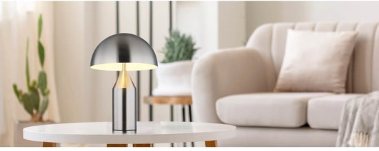 Globo - lampe à poser - ATOMA - acier - métal - Ø 28cm - E27 - 21030N