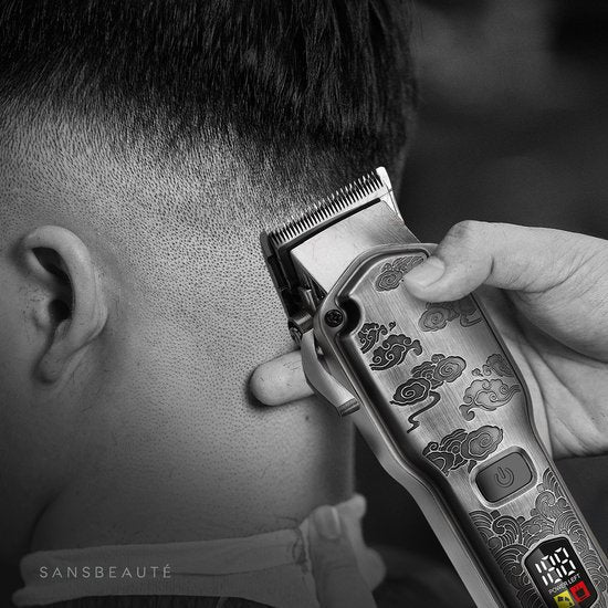 Tondeuse professionnelle 5 en 1 sans fil - Sansbeauté - Tondeuse cheveux homme - Cheveux - Tondeuse cheveux - Machine à cheveux pour coiffeur - Tondeuse cheveux - Tondeuse barbe - Tondeuse cheveux Barbe - Tondeuse Bouddha pour coiffeur - Barber Set - Set