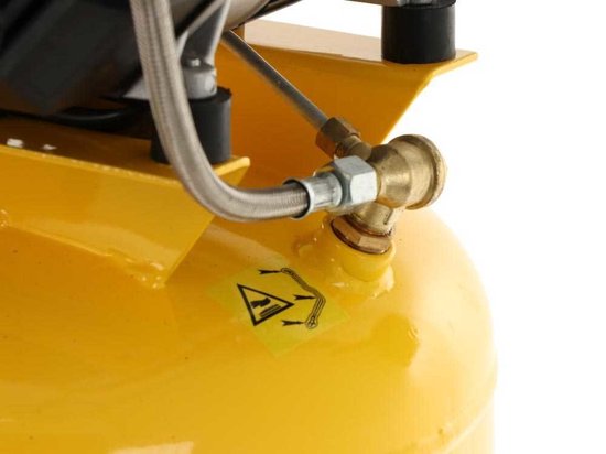 Stanley Compressor, compresseur d'air sans huile, compresseur silencieux, vertical, 1 hp, 8 bar, capacité du réservoir 50 L