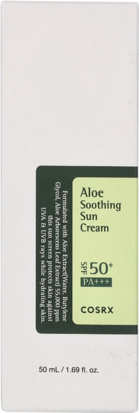 CosRx Aloe Soothing Sun Cream - Crème solaire hydratante à l'aloe vera SPF50+ PA+++