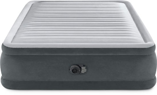 Intex Queen Comfort-Plush Airbed avec pompe intégrée - 203x152x46 cm