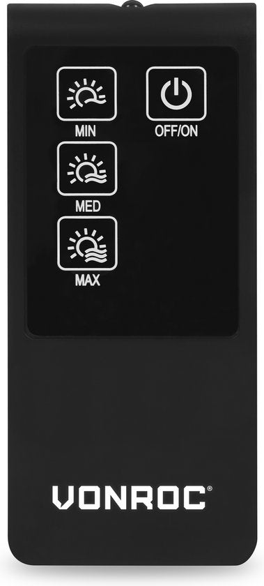VONROC Télécommande pour PH512AC chauffage Vesuvio 2000W