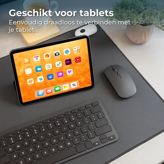 Nuvance Wireless Mouse - Bluetooth - Silent - Laptop & Gaming - Wireless - Computer Mouse - Left & Right Handed - Black