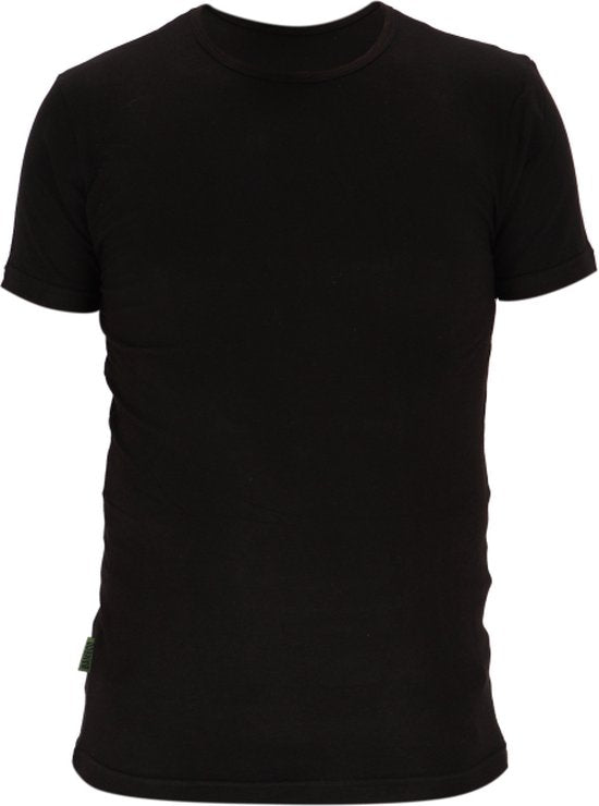 Basset T-shirt en bambou pour dames/hommes à col rond blanc - taille XXL