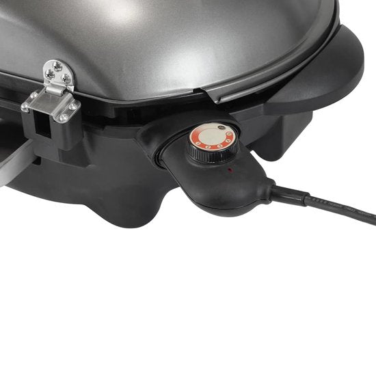 Tristar BQ-2816 Barbecue électrique - Barbecue électrique - Barbecue sur pied - Peut être utilisé comme barbecue de table - Plaque de cuisson 46 x 35 cm - Noir