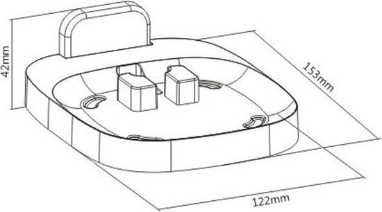 Support mural pour Sonos One et One SL et Sonos play:1