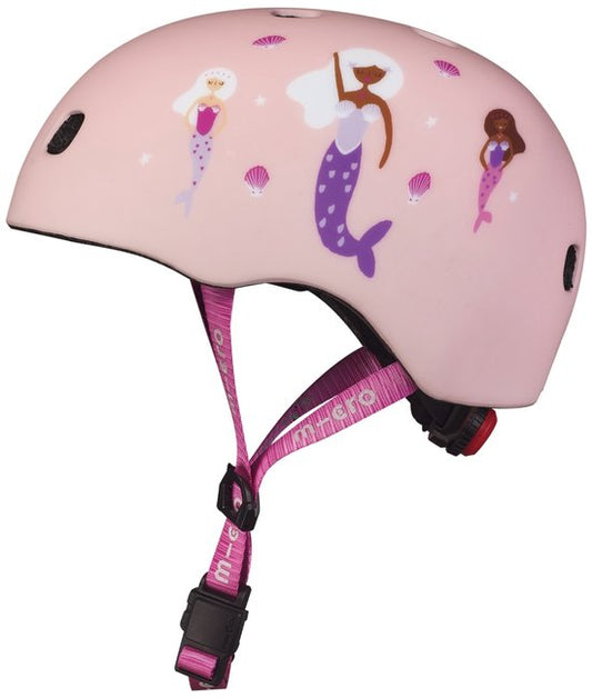 Micro casque de vélo Sirène de luxe avec lumière LED et fermoir magnétique taille S.
