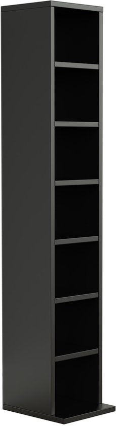 VDD - armoire murale - 7 étagères - armoire de rangement - noir