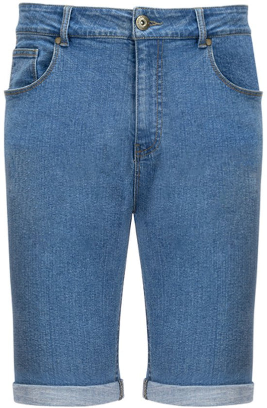 Milanoro - Short en jean élégant pour homme - Bleu clair - XL
