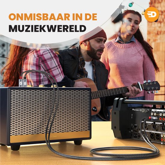 Drivv. Premium Tulip Stereo Audio Cable - 2RCA to 2RCA - 3m