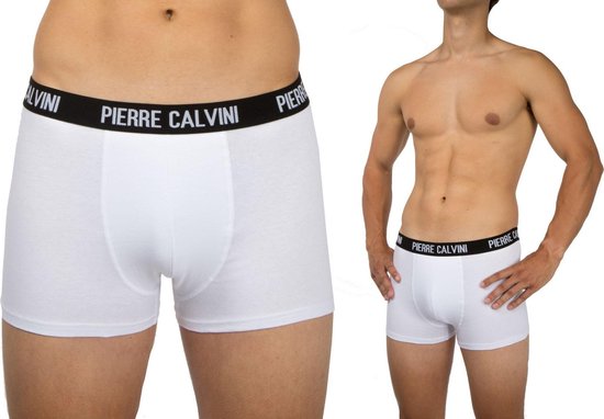 Pierre Calvini - Caleçons Hommes - Sous-vêtements Hommes - 12 Pièces - Taille L - Couleurs classiques - Caleçons Short Pipe