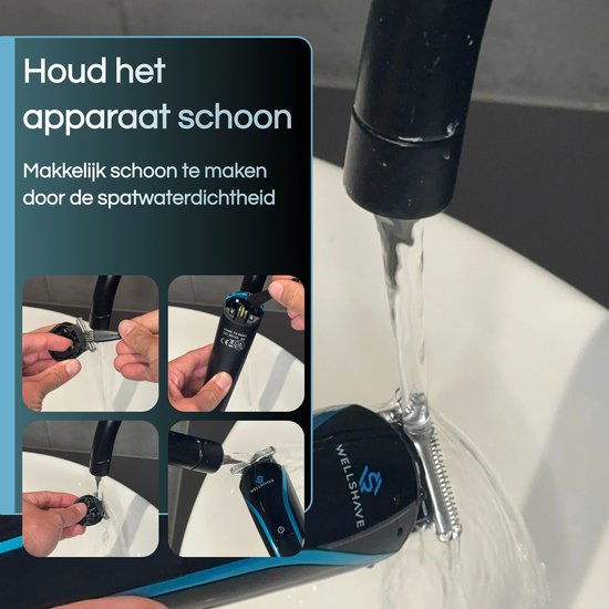 Wellshave 5 in 1 Beard Trimmer Men - Trimmer Beard and Body - Body trimmer men - Bodygroomer men