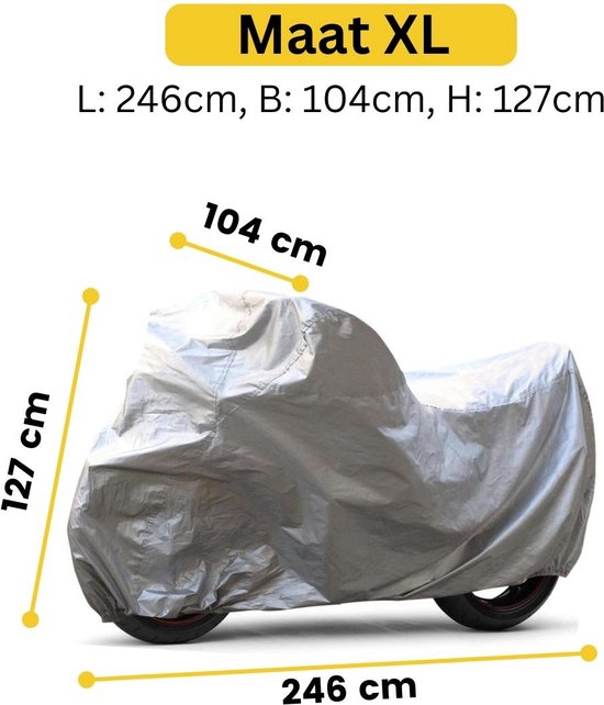 Housse moto - Housse moto imperméable - Housse moto imperméable extérieure - Taille XL - Imperméable