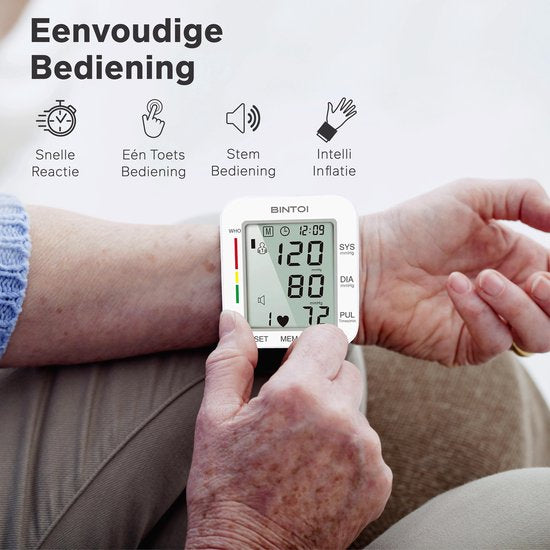 Bintoi® BXE200 - Tensiomètre au poignet - Cardiofréquencemètre