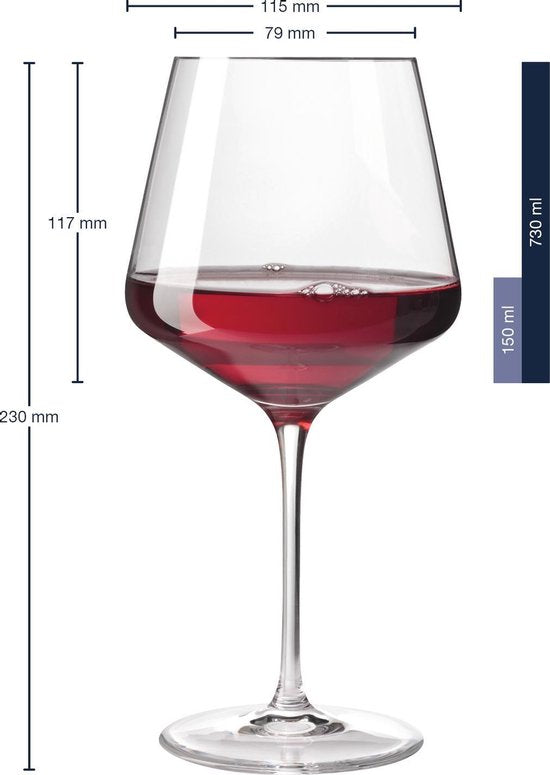 Leonardo PUCCINI Verre à vin de Bourgogne grand - 730 ml - set/6