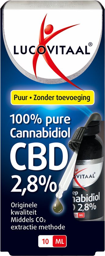 Lucovitaal Hemp Cannabidiol CBD 2.8% Supplément nutritionnel - 10 millilitres