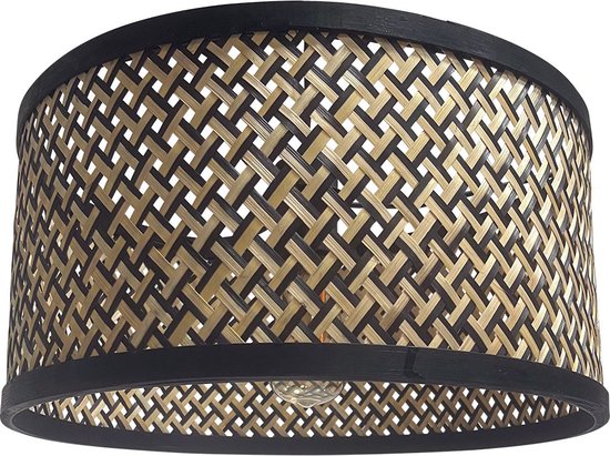 Abat-jour Steinhauer Abat-jour - noir - bois - 40 cm - raccord E27 - K1068BS