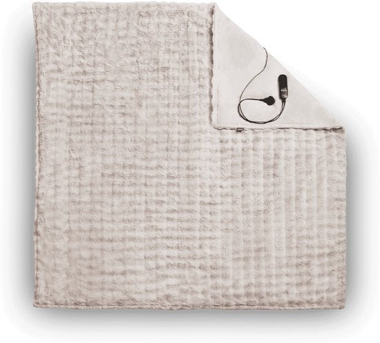 Couverture chauffante électrique Duux Yentl Bubble 200x200 cm - 9 positions - Gris