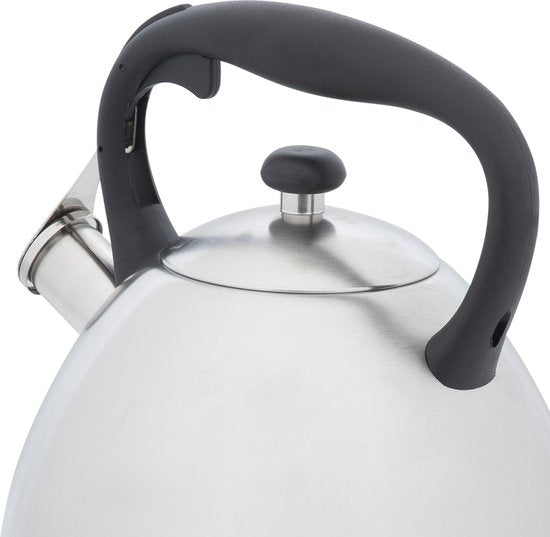 Bouilloire sifflante - Resto - 3L - Acier inoxydable - Induction - Argenté