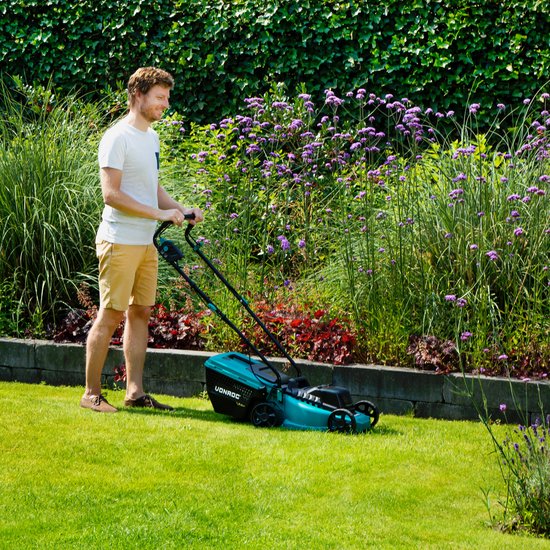 Tondeuse à gazon sans fil 40V - VONROC - Réglage de la hauteur - 33cm - Sans batterie ni chargeur