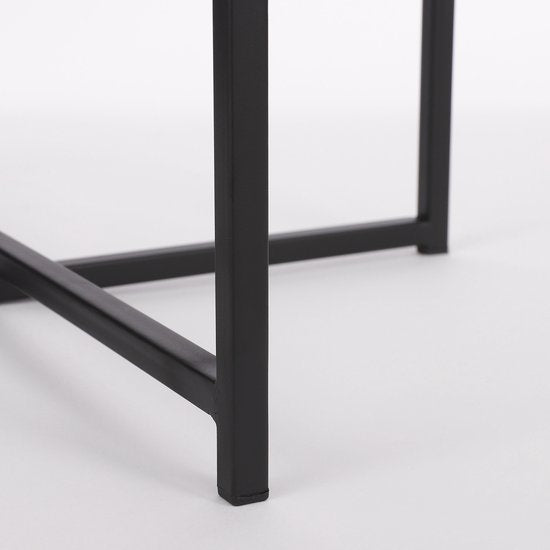 Table d'appoint Mikki - Mica Decorations - H45 x Ø45 cm - Noir