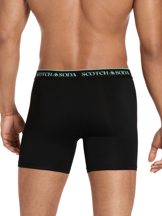 Scotch & Soda Active Stretch Boxer Shorts - Hommes - Lot de 3 - Performance Fit - Multi Size S