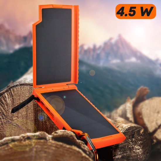 Xtorm Waterproof Super Solar 20W Powerbank - 10,000mAh - Rechargeable par énergie solaire - 3 Ports - Etanche pour Smartphone et Tablette
