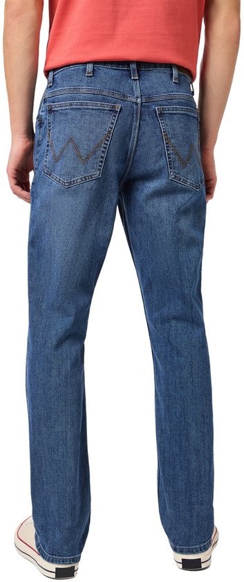 Wrangler Hommes Jeans Pantalon STRAIGHT regular/straight Fit Bleu 33W / 30L Adultes