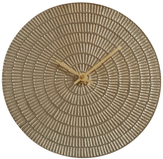 Light & Living - Horloge BOJANO - 20.5x2x20.5cm - Or