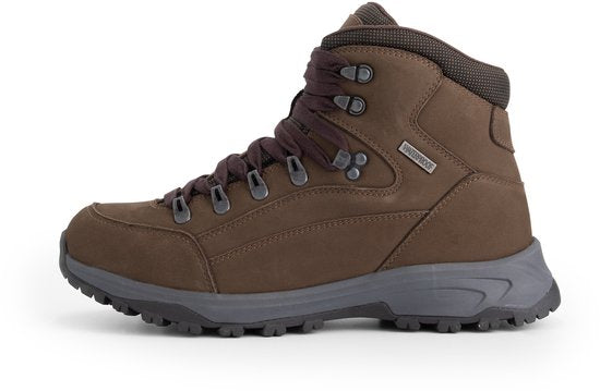 Travelin' Glesborg Men - Chaussures de randonnée mi-hautes - Imperméables - Marron - Taille 44