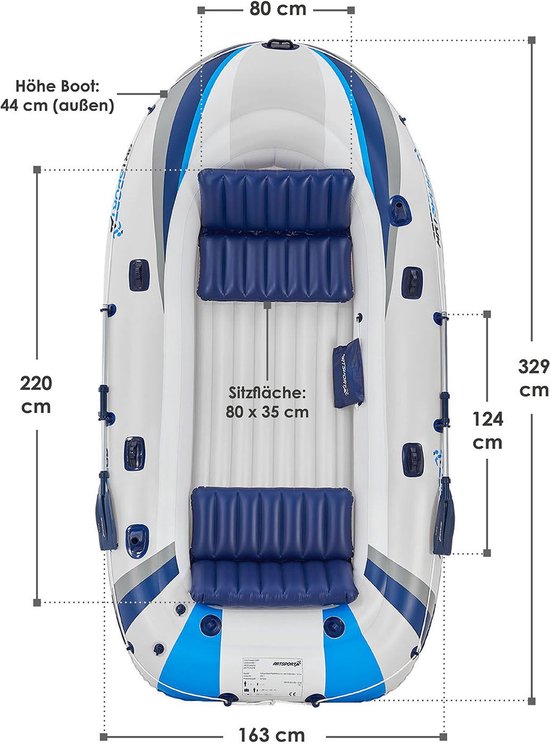 Bateau gonflable 4 personnes