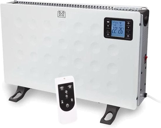 Perel Smart Convector heater, pour l'intérieur, trois niveaux de chaleur, 2000 W