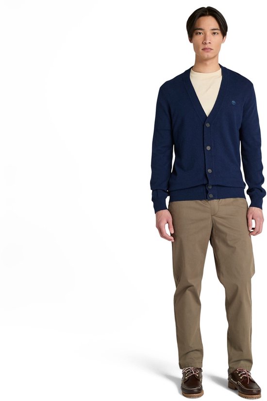 Timberland - Jaff Wool Blended Cardigan - Chaud et durable - Dark Sapphire - Taille XXL